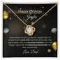 Happy Birthday l Love Knot Necklace
