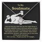 To My Soulmate l Love Knot Necklace
