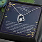 To My Caring Mom - Forever Love Necklace