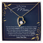 To My Caring Mom - Forever Love Necklace