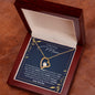 To My Caring Mom - Forever Love Necklace