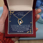 To My Caring Mom - Forever Love Necklace