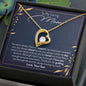 To My Caring Mom - Forever Love Necklace