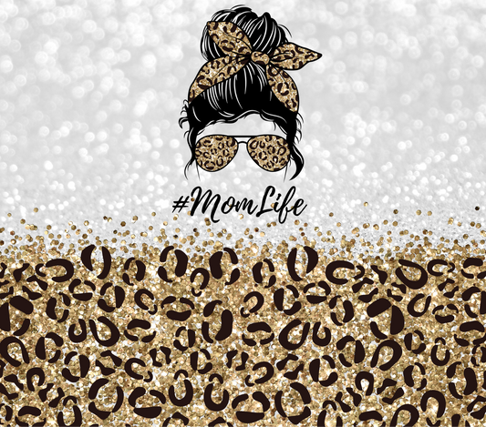 Leopard Mom Life Skinny Tumbler 20oz