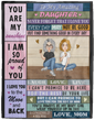 My Amazing Daughter Plush Fleece Blanket - Never Forget That I Love You - 60x80