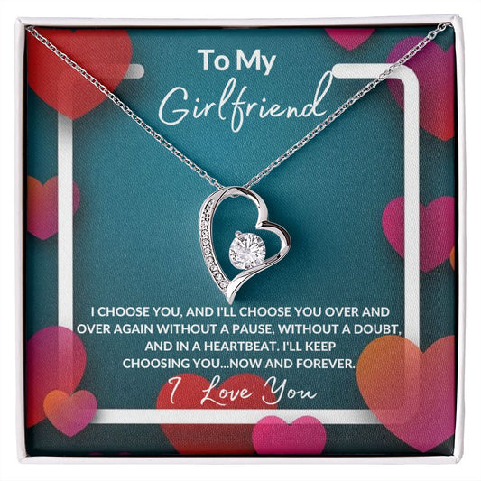 To My Girlfriend l Forever Love Necklace