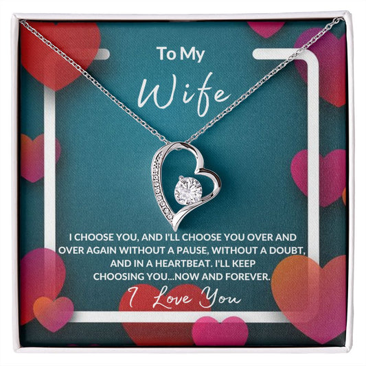 To My Wife l Forever Love Necklace